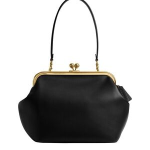 Coach Kisslock 27 Leather Frame Bag NWT